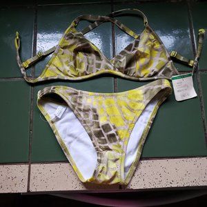 Malizia La Perla Snakeskin Print Bikini